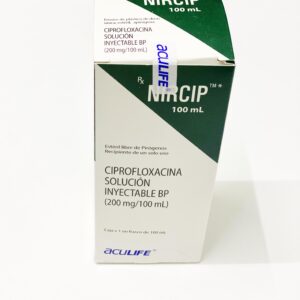 Nircip (Ciprofloxacina)100ml. Solución Inyectable